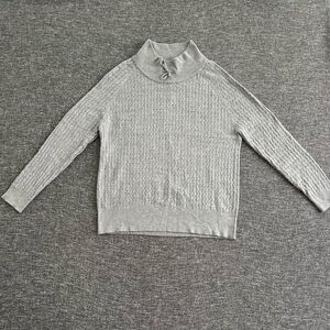 BB Dakota Heather Gray Turtleneck Sweater